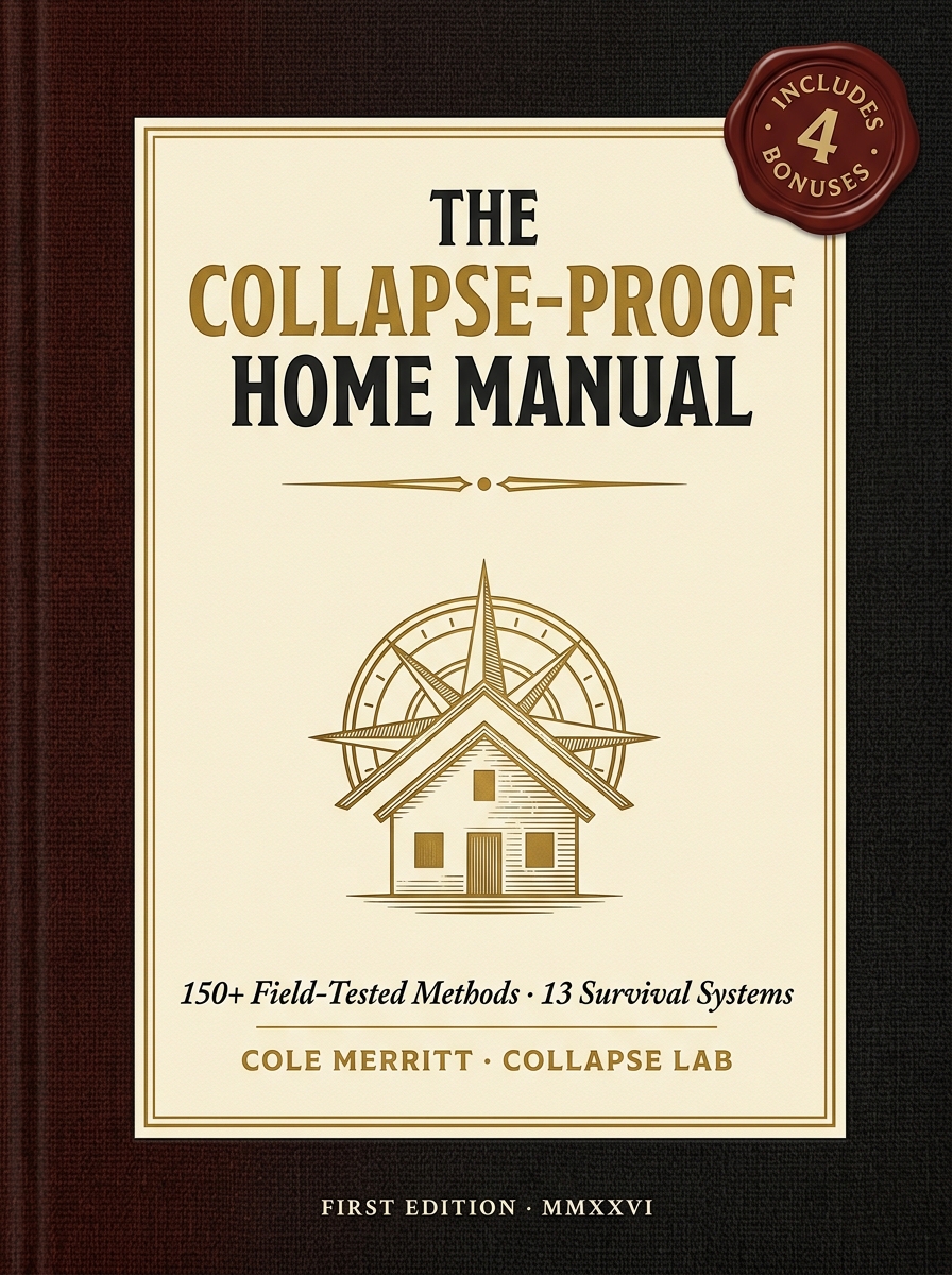 The Collapse-Proof Home Manual — 150+ field-tested methods, 13 survival systems